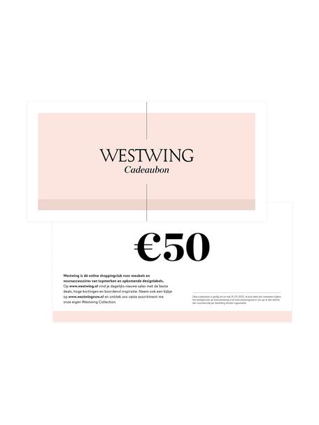 Cadeaubon, Cadeaubon op hoogwaardig papier., Wit, roze, 50