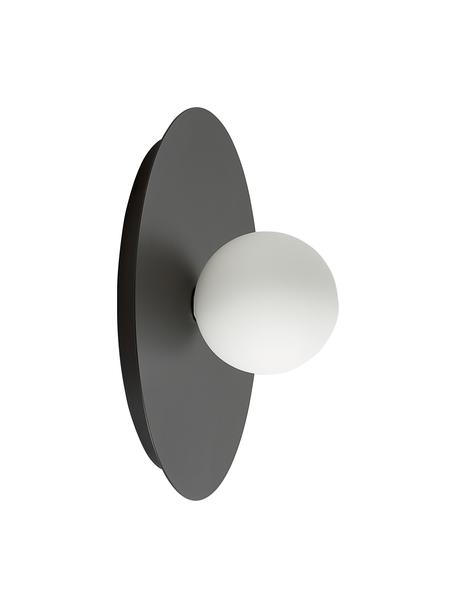 Nástenná a stropná lampa Starling, Čierna, biela, Ø 33 x H 14 cm