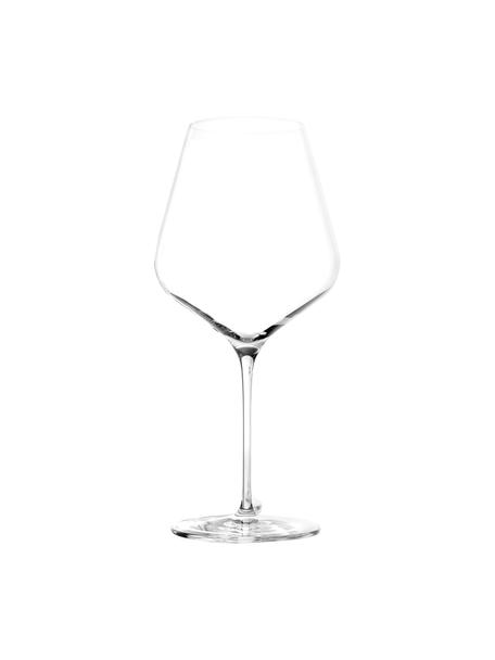 Kieliszek do czerwonego wina ze szkła kryształowego Starlight, 6 szt., Szkło kryształowe, Transparentny, Ø 9 x W 23 cm, 510 ml