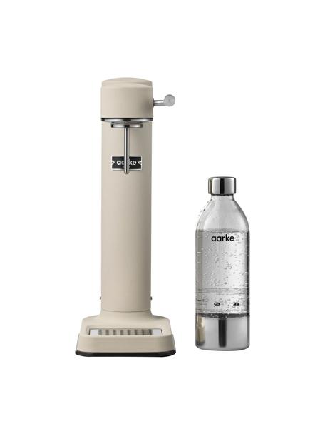 Máquina de refrescos Carbonator 3, Botella: plástico libre de BPA, Beige mate, Set de diferentes tamaños