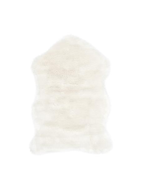 Ecopelliccia liscia Mathilde, Retro: 100% poliestere, Bianco crema, Larg. 60 x Lung. 90 cm