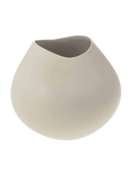 Vaso fatto a mano in gres bianco crema Opium, Gres, Bianco crema, Ø 29 x Alt. 28 cm