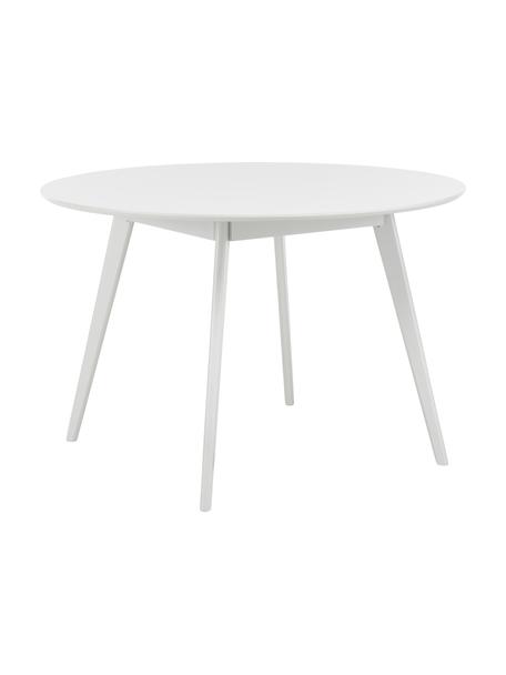 Kulatý jídelní stůl Yumi, Ø 115 cm, Bílá