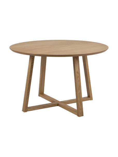 Okrúhly stôl z brezového dreva Malika, Ø 120 cm, Brezové drevo, ošetrené olejom, Brezové drevo, Ø 120 x V 75 cm