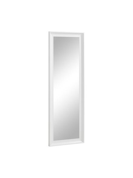Eckiger Wandspiegel Romila, Rahmen: Kunststoff, Rückseite: Mitteldichte Holzfaserpla, Spiegelfläche: Spiegelglas, Weiß, B 52 x H 153 cm