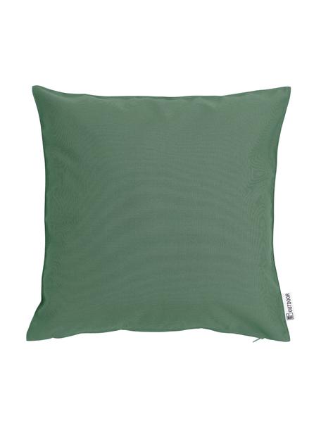 Cuscino da esterno tessuto bicolore St. Maxime, Verde scuro, nero, Larg. 47 x Lung. 47 cm