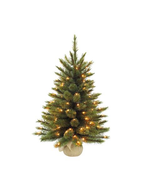 Künstlicher LED Weihnachtsbaum Forest, Grün, Ø 61 x H 90 cm