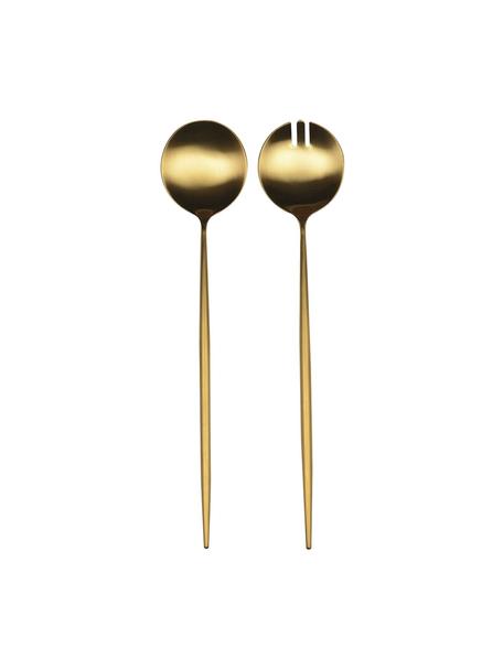 Salatbesteck Bologne, 2er-Set, Edelstahl, beschichtet

Das Besteck ist aus Edelstahl gefertigt. Somit ist es langlebig, rostet nicht und ist resistent gegen Bakterien., Goldfarben, L 30 cm