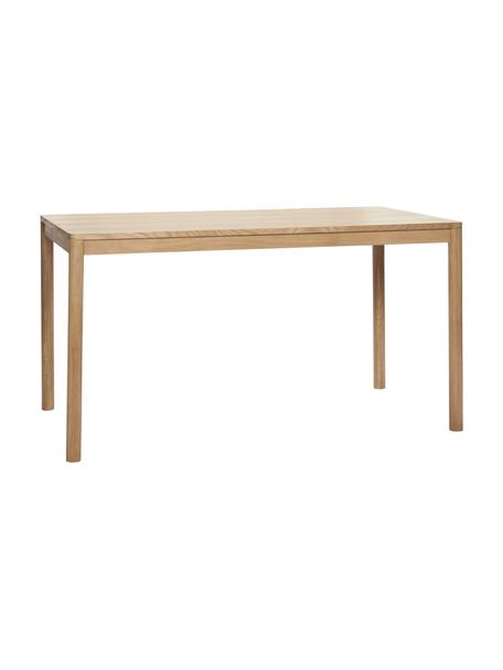 Stół do jadalni z drewna dębowego Acorn, Drewno dębowe z certyfikatem FSC, Drewno dębowe, S 140 x G 80 cm