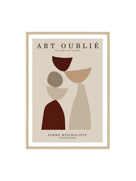 Oprawiony druk cyfrowy Figures, Figures, S 32 x W 42 cm