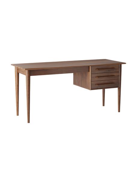 Bureau avec tiroirs en bois de manguier Paul, Bois de manguier, larg. 160 x haut. 76 cm