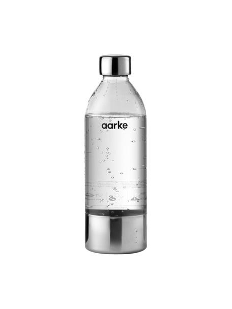 Láhve na vodu Carbonator 3, 2 ks, Transparentní, stříbrná, Ø 9 x V 27 cm, 1 l