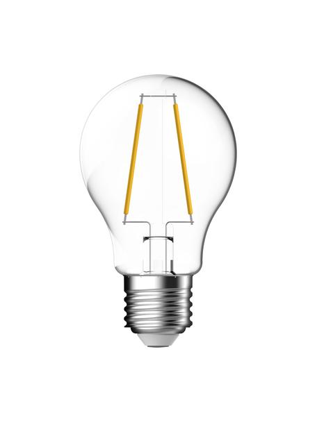 Lampadina E27, bianco caldo, 7 pz, Lampadina: vetro, Base lampadina: alluminio, Trasparente, Ø 6 x Alt. 10 cm, 7 pz
