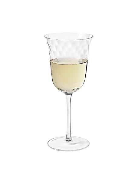 Kieliszek do wina ze szkła dmuchanego Swirl, 4 szt., Szkło, Transparentny, Ø 9 x W 23 cm, 360 ml