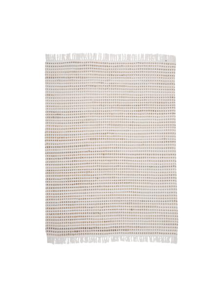Teppich Fiesta aus Baumwolle/Jute, 55% Baumwolle, 45% Jute, Weiß, Beige, B 200 x L 300 cm (Größe L)