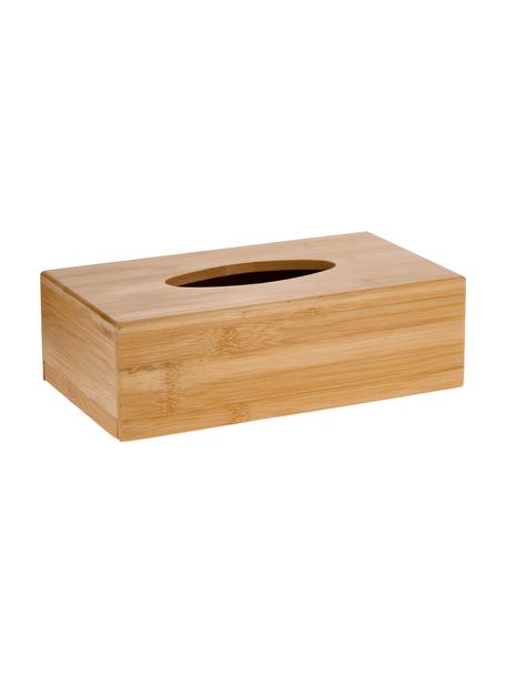 Pudełko na chusteczki z drewna bambusowego Bamboo, Drewno bambusowe, Jasny brązowy, S 28 x W 9 cm