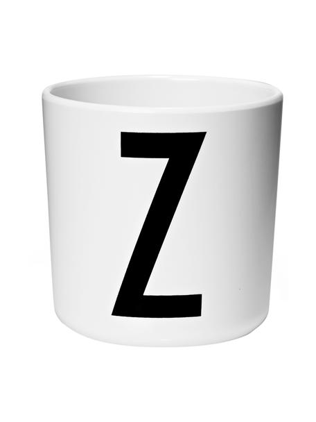 Mug pour enfant Alphabet (variantes de A à Z), Blanc, noir