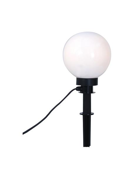 Zahradní osvětlení se zástrčkou Ball, Bílá, černá, Ø 20 cm, V 64 cm