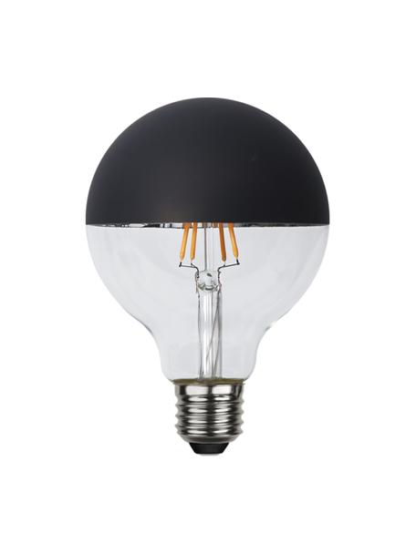 Žárovka E27, stmívatelná, teplá bílá, 1 ks, Černá, transparentní, Ø 10 cm, V 14 cm, 1 ks