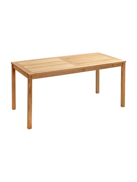 Table de jardin en bois de teck Rosenborg, 165x80 cm, Bois de teck, poncé
Certifié V-Legal, Bois de teck, larg. 165 x haut. 75 cm