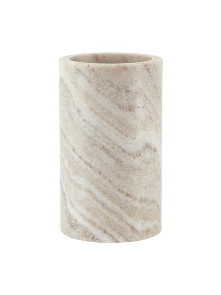 Küchenutensilienhalter Riva aus Marmor, Marmor, Beige, marmoriert, Ø 10 x H 17 cm