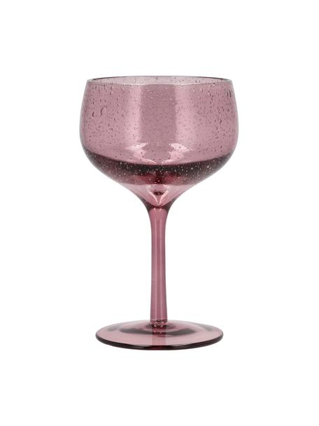 Verre à vin rose Valencia, 6 pièces, Verre, Rose, Ø 9 x haut. 16 cm