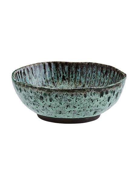 Misky Vingo Ø 18 cm, 2 ks, Kamenina, Modrozelená, černá, Ø 18 cm