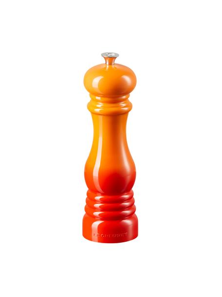 Salzmühle Creuset mit Keramikmahlwerk, Korpus: Kunststoff, Mahlwerk: Keramik, Rot, Orange, glänzend, Ø 6 x H 21 cm