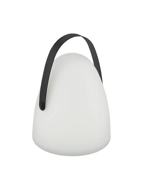 Mobiele outdoor LED tafellamp Collirados, Lampenkap: kunststof, Wit, zwart, Ø 21 x H 30 cm