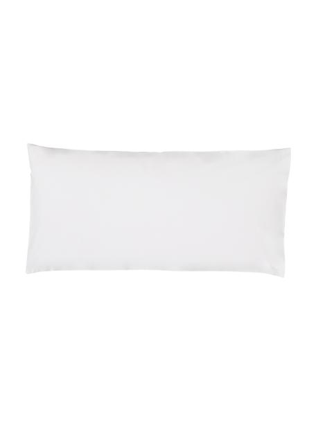 Poszewka na poduszkę z perkalu Elsie, 2 szt., Biały, S 40 x D 80 cm