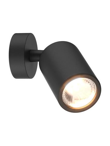 Malé nastavitelné nástěnné/stropní bodové osvětlení Tori, Černá, Ø 6 cm, H 13 cm
