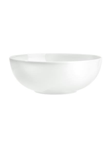 Salátová mísa z porcelánu Puro, Porcelán, Bílá, Ø 25 cm, V 10 cm