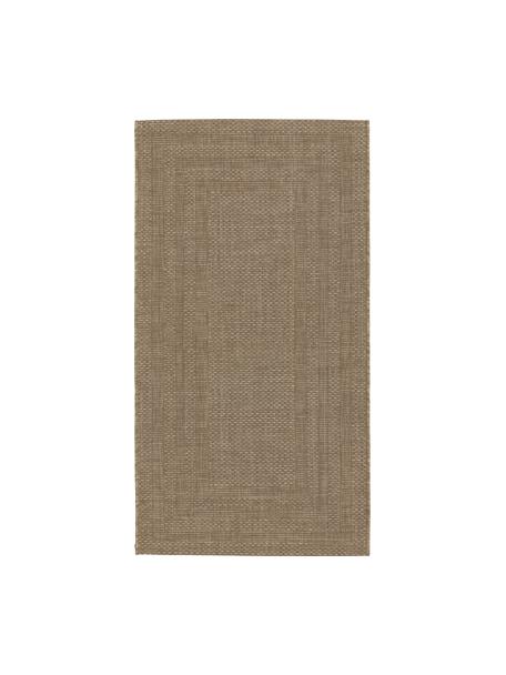 Exteriérový a interiérový koberec Liza, 100% polypropylen, Hnědá, Š 80 cm, D 150 cm (velikost XS)
