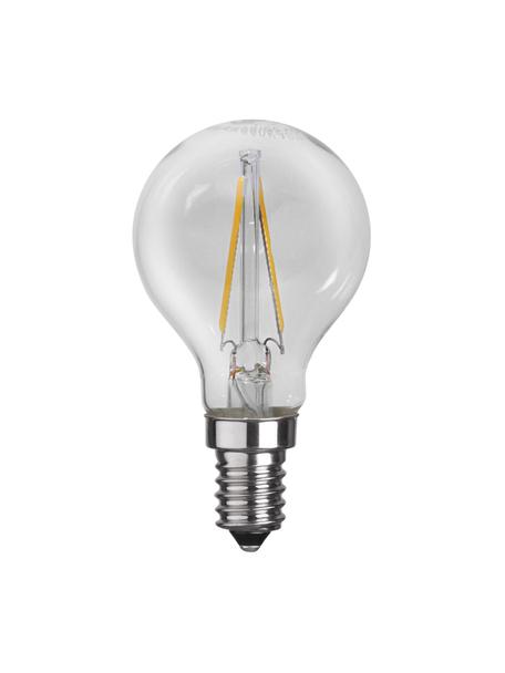 Lampadina E14, 250lm, bianco caldo, 6 pz, Lampadina: vetro, Base lampadina: alluminio, Trasparente, Ø 5 x Alt. 8 cm
