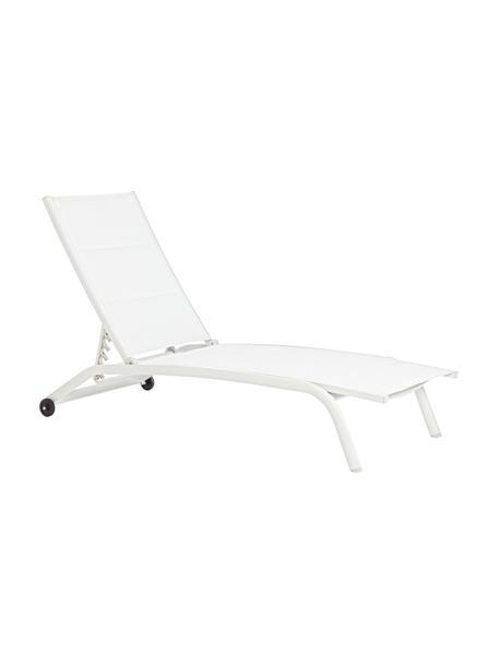 Záhradné ležadlo Cleo, Biela, Š 192 x H 61 cm