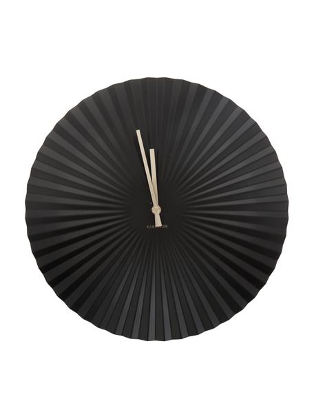 Nástěnné hodiny Sensu, Černá, Ø 40 cm