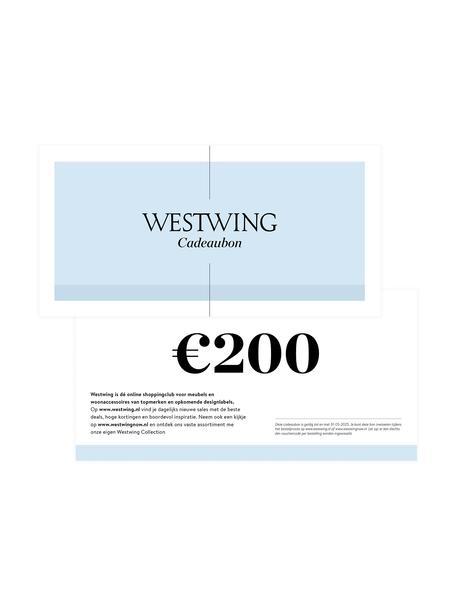 Cadeaubon, Cadeaubon op hoogwaardig papier., Wit, blauw, 200