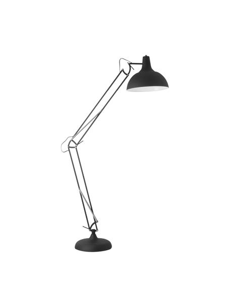 Velká lampa na čtení Job, Černá, Ø 38 cm, V 180 cm