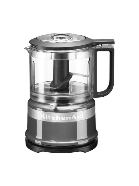 Food Processor KitchenAid Mini, Gehäuse: Kunststoff, Silbergrau, glänzend, B 18 x H 22 cm