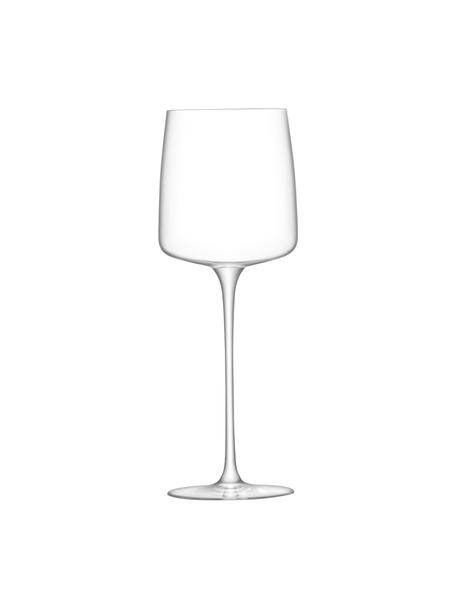 Copas de vino blanco Metropolitan, 4 uds., Vidrio, Transparente, Ø 8 x Al 22 cm, 350 ml