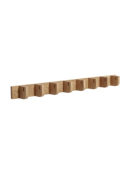 Porte-manteau mural bois de chêne Nomad, Bois de chêne, certifié FSC, Bois de chêne, larg. 96 x haut. 10 cm