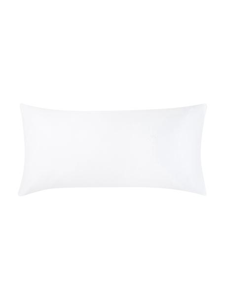 Poszewka na poduszkę z satyny bawełnianej Comfort, 2 szt., Biały, S 40 x D 80 cm