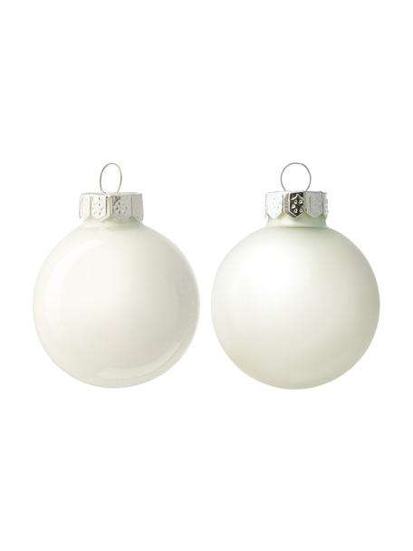 Ensemble de boules de Noël blanches Evergreen, Blanc, Ø 4 cm, 16 pièces