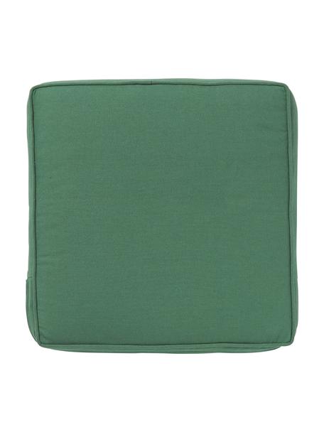 Wysoka poduszka na krzesło z bawełny Zoey, Ciemny  zielony, S 40 x D 40 cm