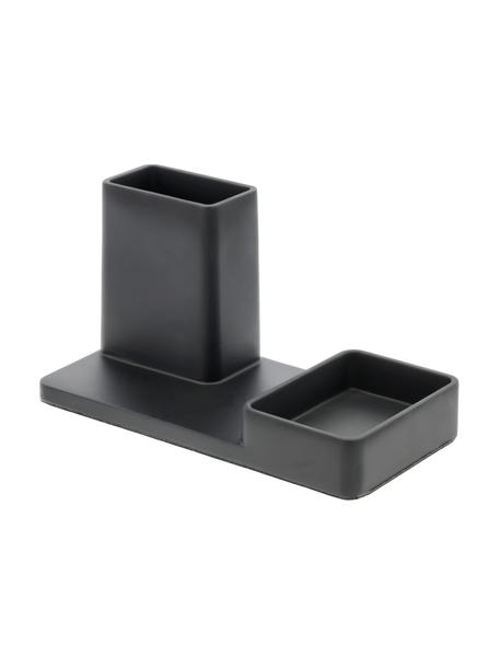 Organizador de escritorio Sement, Cemento, Negro, An 20 x Al 10 cm