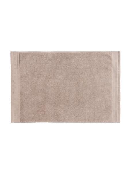 Badematte Premium aus Bio-Baumwolle, rutschfest, 100 % Bio-Baumwolle, GOTS-zertifiziert (von GCL International, GCL-300517)
 Schwere Qualität, 750 g/m², Beige, B 50 x L 70 cm