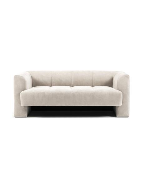 Sofa Bobi (2-Sitzer) in Cremeweiß, Bezug: 88 % Polyester, 12 % Nylo, Gestell: Massives Kiefernholz, Webstoff Cremeweiß, B 178 x T 82 cm
