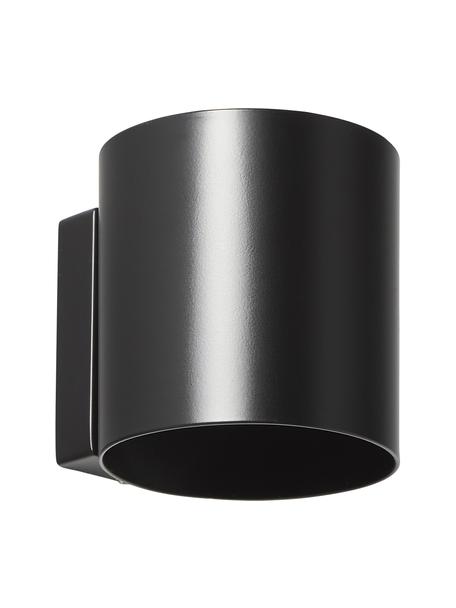 Malé nástěnné svítidlo Roda, Matná černá, Š 10 cm, V 10 cm