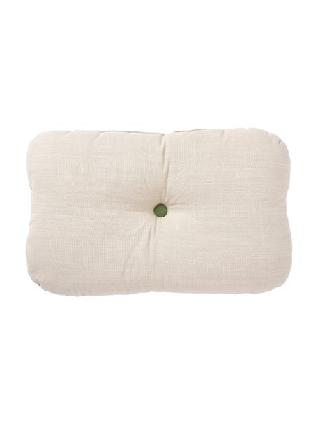Katoenen sierkussen Devi, met vulling, Beige, B 30 x L 50 cm