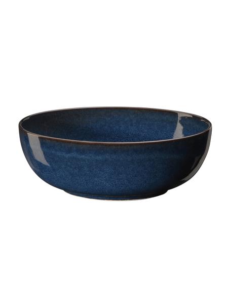 Schalen Midnight van keramiek, 6 stuks, Keramiek, Donkerblauw, Ø 15 x H 5 cm
